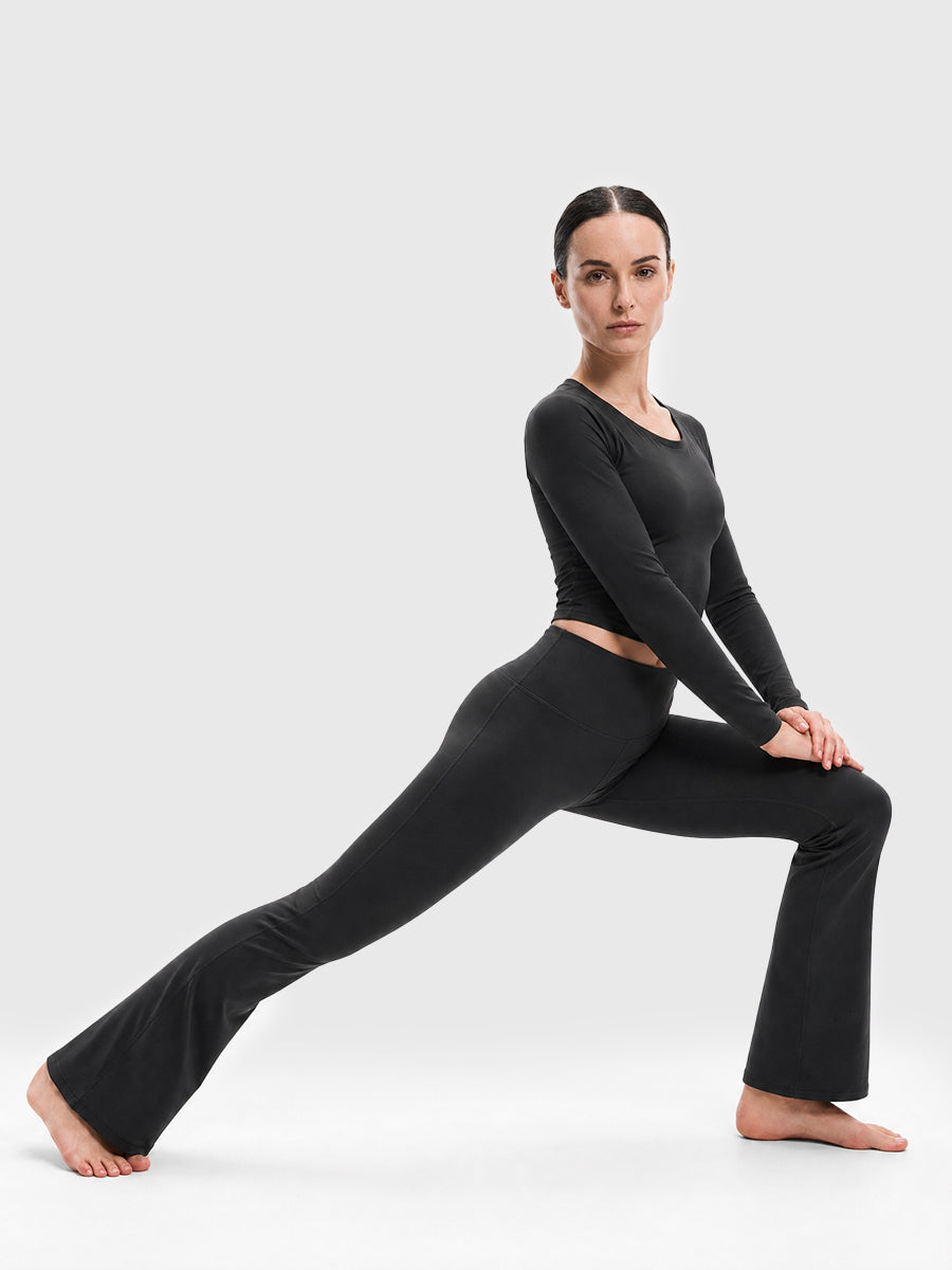 High-Waist No-Line Flared Legging