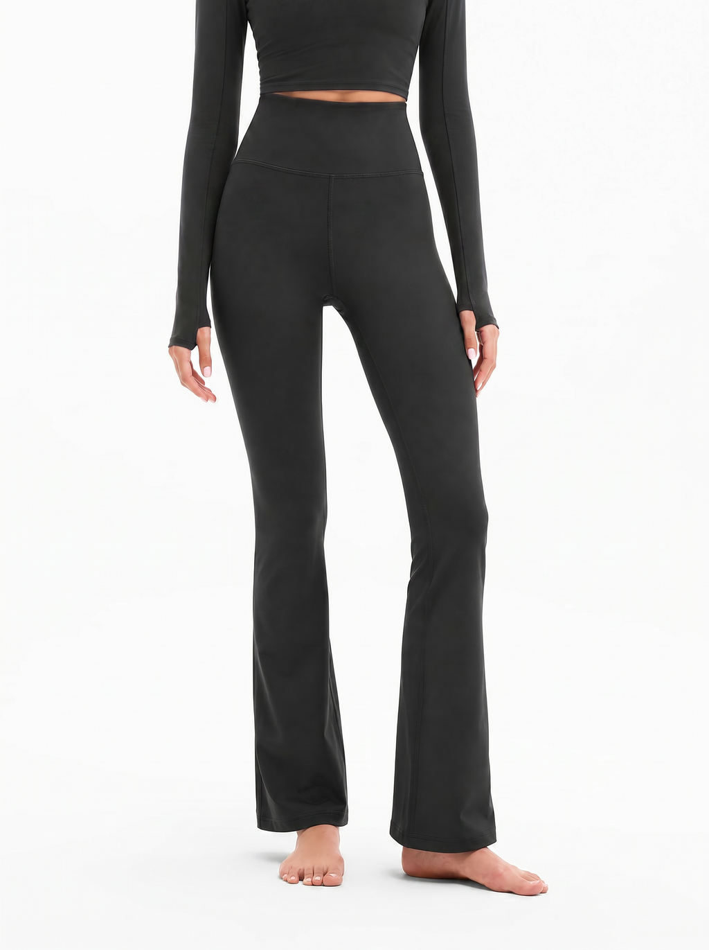 High-Waist No-Line Flared Legging