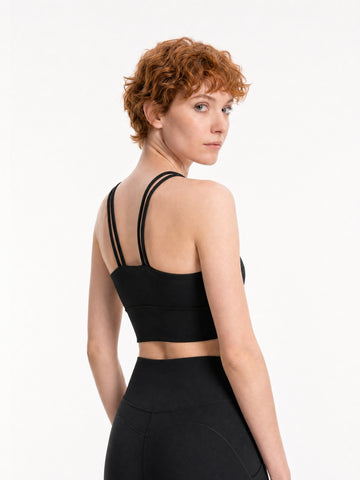 CloudWeave Double Strappy Sports Bra