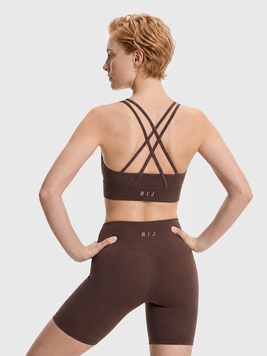 Cross Back Sports Bra
